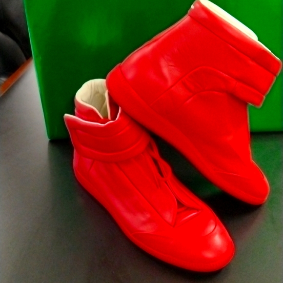 Maison Martin Margiela Other - Maison Martin Margiela Red Sneakers Size 43.5